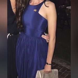 Amanda Uprichard Silk Blue Dress